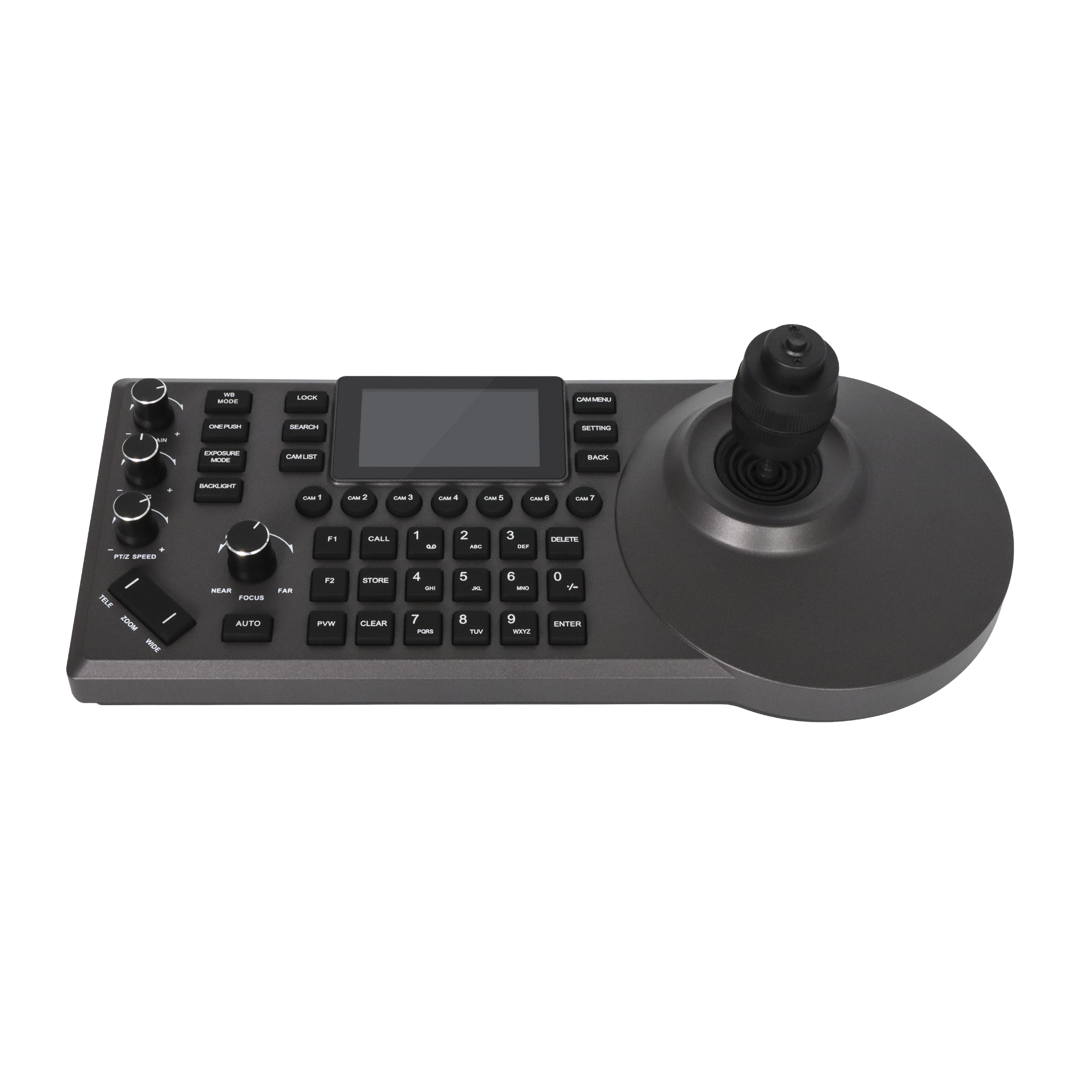 Purevision Controller Prisual PTZ Camera Joystick Controller PoE with 4D Joystick for Live S